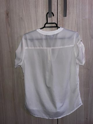 Camisa blanca Beteli manga corta