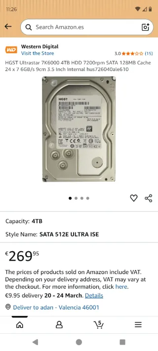 Disco Duro 4TB NOV-2014