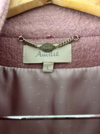 Chaqueta poncho rosa talla L