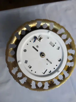 Lámpara Techo Vintage Metal y Cristal