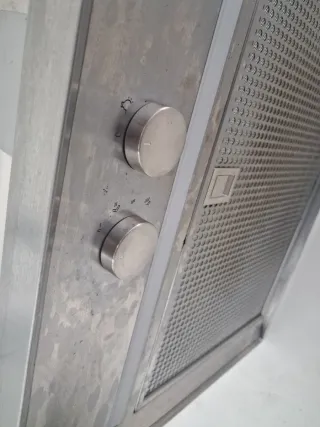 Campana extractora inox 4 velocidades luz led