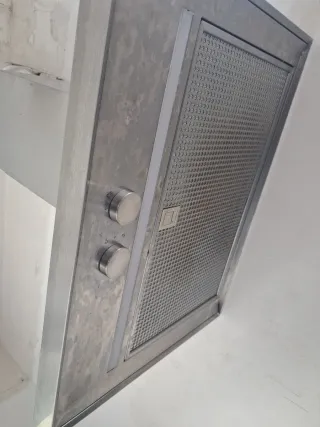 Campana extractora inox 4 velocidades luz led