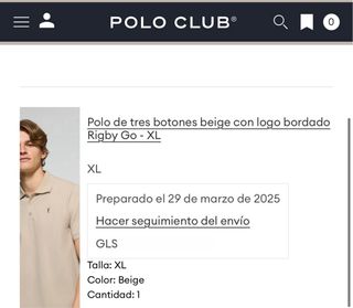 Polo hombre