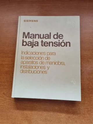 Manual de baja tensión - indicaciones para la s...