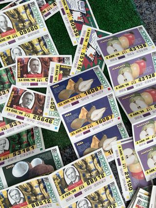 Lote 500 cupones ONCE 1997-1998 ultimo precio