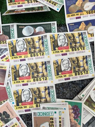 Lote 500 cupones ONCE 1997-1998 ultimo precio