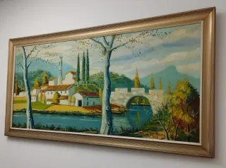 Paisaje Lluís Roura 1966. Óleo sobre tela.