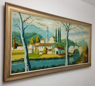 Paisaje Lluís Roura 1966. Óleo sobre tela.
