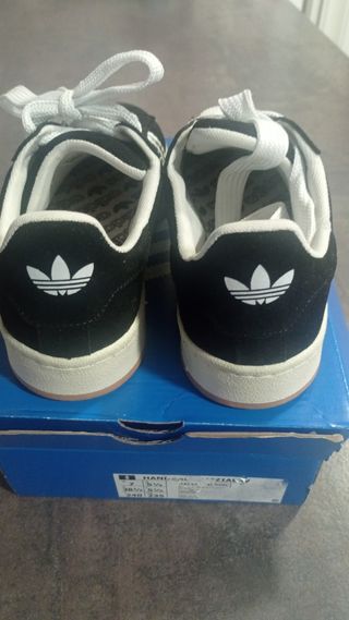 Zapatillas Adidas Campus Negras Blancas