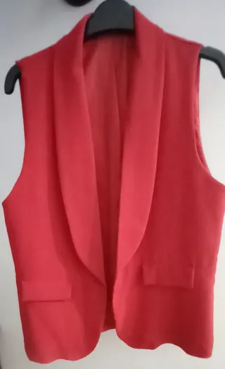Chaleco elegante rojo