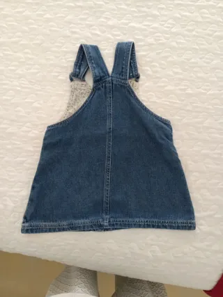 Pichi vaquero niña flor rosa