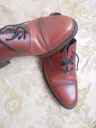 Scarpe Daks Vintage Pelle Marrone Classiche 42