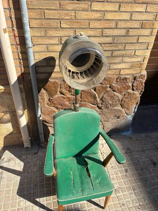 Secador Peluquería Vintage Henry + Silla