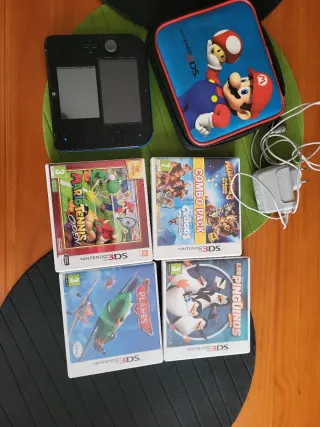 Nintendo 2DS Nero e Blu con Accessori