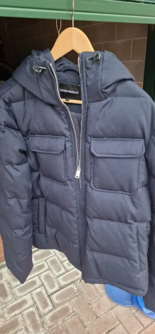 Piumino Emporio Armani Uomo Blu Tg 52