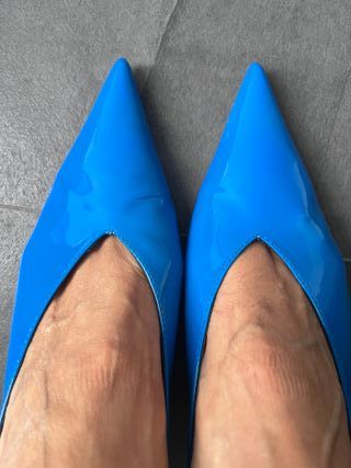 Zapatos Zara Talla 37 Azul