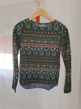 Jersey estampado paisley primavera