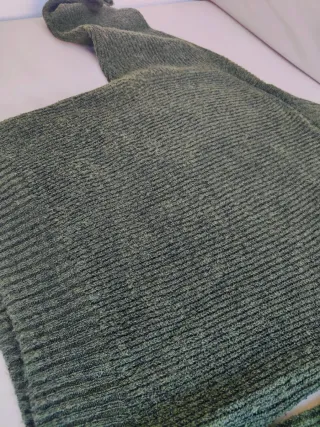 Jersey lana y alpaca verde kaki