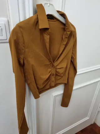 Top Pull&Bear marrón T. S/36