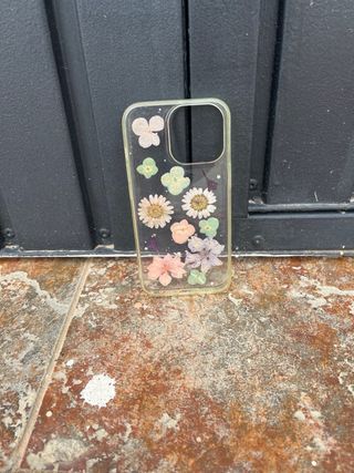 Funda iPhone 14/13 Pro Flores Secas