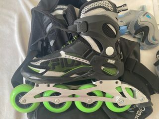 Patines en línea Fila con protecciones y bolsa