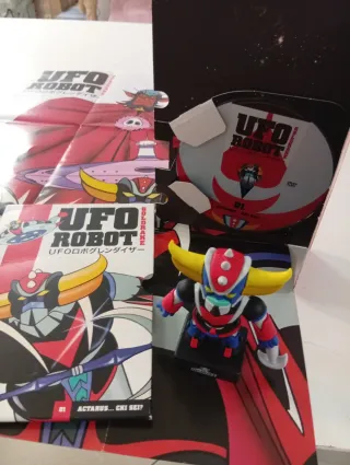 Figura Goldorak con DVD e Poster