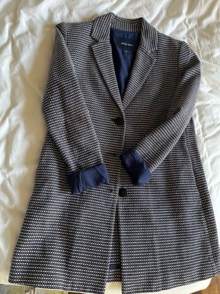 Americana / parka Armani Jeans azul y blanco