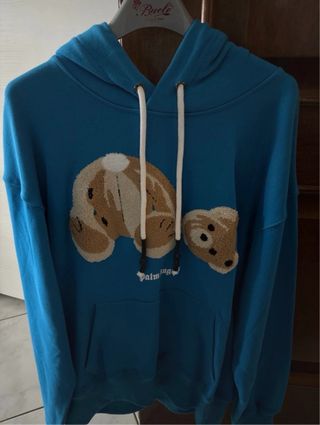 Felpa Palm Angels Blu Taglia S