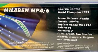 McLaren MP4/6 Ayrton Senna 1991 1:43