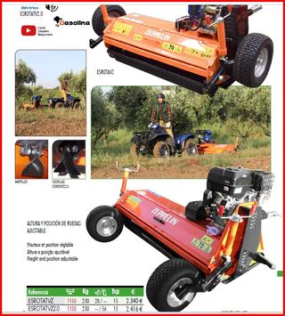 TRITURADORAS DESBROZADORAS PARA TRACTOR Y ATV 900€