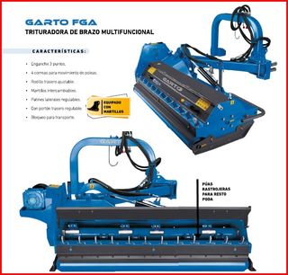 TRITURADORAS DESBROZADORAS PARA TRACTOR Y ATV 900€