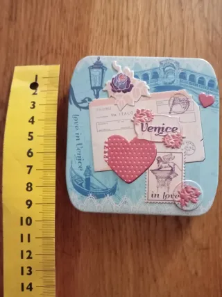 Scatola decorata Love in Venice