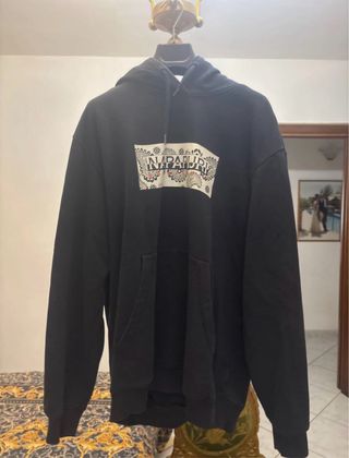 Felpa Napapijri Nera Uomo Taglia XL