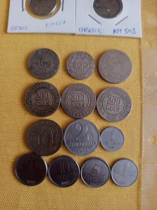 Lote monedas Brasil, olimpiadas y otras