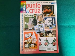 3 revistas de PUNTO DE CRUZ, 2,5€ unidad