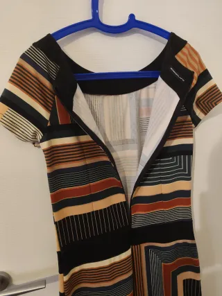 Vestito "BasicoMilano" fantasia geometrica