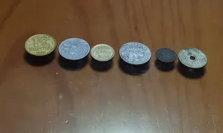 Lote de monedas antiguas