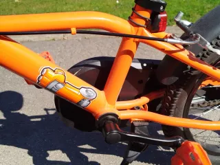 Bicicleta infantil B TWIN naranja