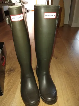 Botas de agua Hunter marrones