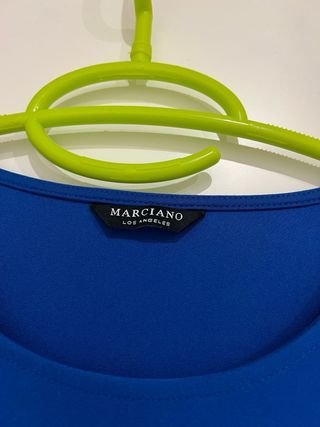 Vestido Guess azul elegante con cremallera