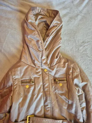 Cazadora Henry Arroway Beige Talla 44 Mujer
