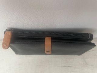 Cartera Lavalen Negra y Marrón