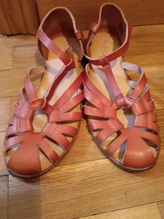 Sandalias Zara Rojas Talla 36