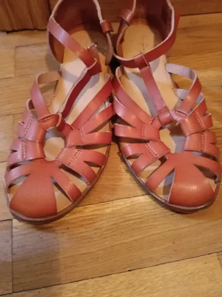 Sandalias Zara Rojas Talla 36