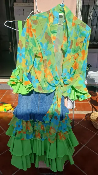 Falda Rociera con Blusón