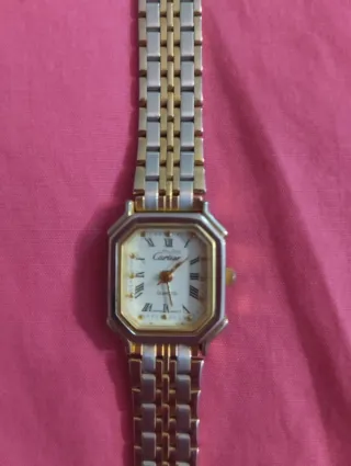Reloj Cartier Oro y Plata Mujer