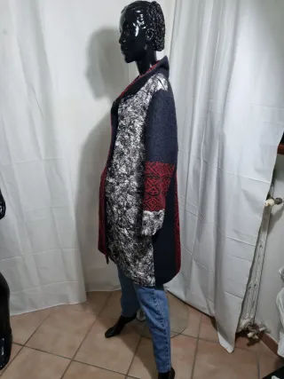 Cappotto patchwork donna