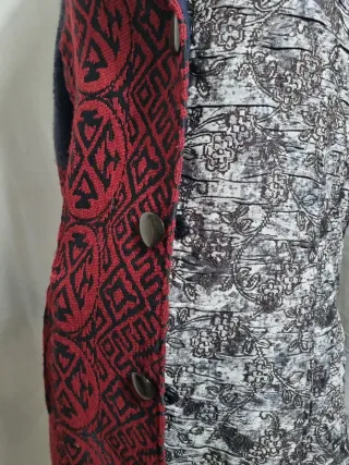 Cappotto patchwork donna