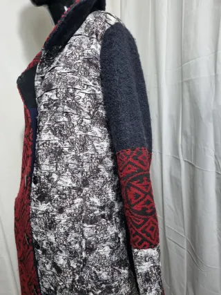 Cappotto patchwork donna