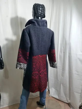 Cappotto patchwork donna